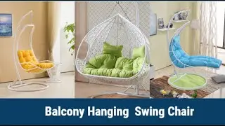 Latest Hanging Chair With Round Frame | Balcony Hanging  Swing Chair