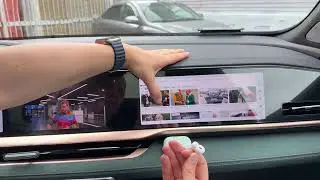 Как смотреть Ютуб сразу на двух- центральном и пассажирском мониторе Джили Монжаро/Geely Monjaro