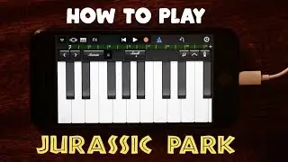 Jurassic Park Theme on iPhone & iPad (How to Play Lesson with Garageband)