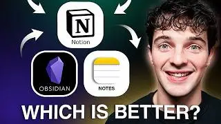 Notion vs Obsidian vs Notes (Winner = Shocking)