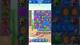 Candy Crush Saga level 455 (Hard level - Solved)