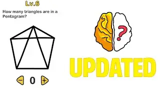 Brain Out - Level 6 - How many triangles are in a Pentagram?