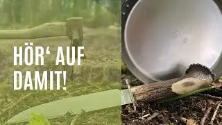 Wer Batoniert ist selber schuld! - Vom Spalten, schneiden & Feuer machen