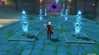 TOWER DEFENSE IN INAZUMA MAP 9 (ONLY CRYO TOWERS) GENSHIN IMPACT - Ивент 