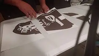 how to put a oversized image on multiple pages  together without tape for sublimation