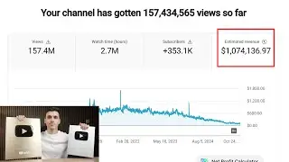 $1,074,136 With 2 Faceless Channels - Just Copy Me (YouTube Automation Guide)