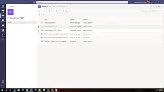 08 Adding Files to the Files Tab of a Channel in a Microsoft Staff Team (2020)