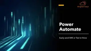 Power Automate Text To Speech MMS SMS Demo