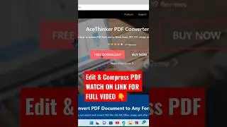 Edit & Compress PDF on PC
