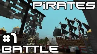 Minecraft Pirates of The Caribbean Ship Battle - Missiles Away! #1