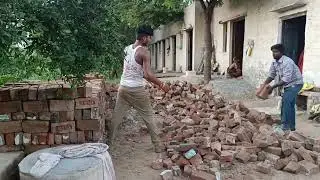 Making Pile of Bricks