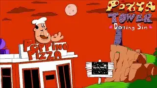 Pizza Tower Date Sim: Walkthrough/Game Play All Endings (No Talking)
