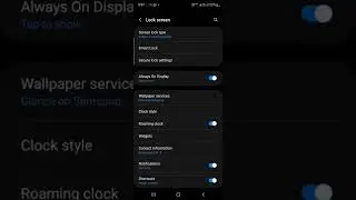 how to set contact information on Lock screen