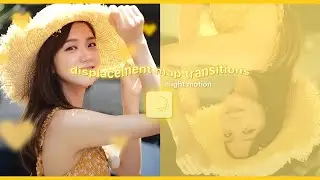 3 ‘displacement map effect’ transitions tutorial | alight motion