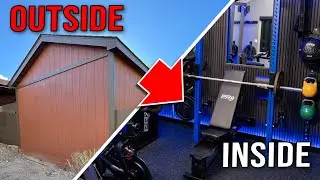 I Turned a Boring Shed into an EPIC Home Gym | PRx Performance