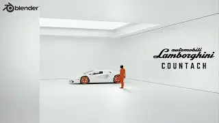 Legendary Countach - Blender 3D Timelapse