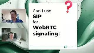 Can I use SIP for WebRTC signaling?