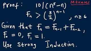 Using Strong Induction | Mathematical Induction Proofs | Example 2