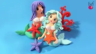 Syrenka – Mermaid – Siren - clay tutorial - z modeliny