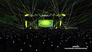 Concert Stage Design | 3D Event Visualization in Depence R3