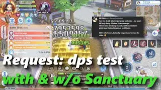 Damage Test with and without Sanctuary | rox | Ragnarok X: Next Generation