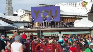 Ski and Fun at La Daille (Bar la Folie Douce), 02-2016