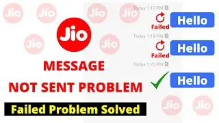 Jio sms not sending | Jio sms not send problem | Jio message not sending problem android 2022
