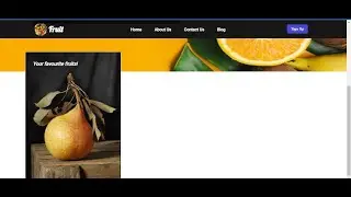 Live Class 6 (Building a Fruit Application with HTML and CSS)