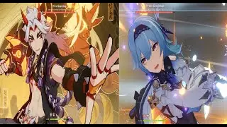 C0 Itto vs C0 Eula Damage Comparison