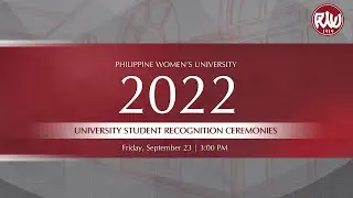 University Virtual Student Recognition Ceremonies 2022 | September 23, 2022