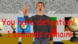 You have detention! No hacking in the halls! Baldi's Basics HACKED