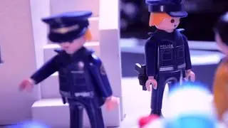 DIORAMA POLICE PLAYMOBIL -