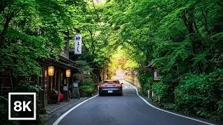 Kyoto Hidden Valleys Drive 🌿 Arashiyama to Kibune / 8K 60fps HDR / Relaxing Piano