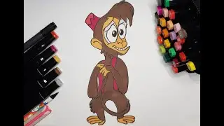 Рисуем Абу (Аладдин)