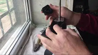 Установка редуктора и крильчатки