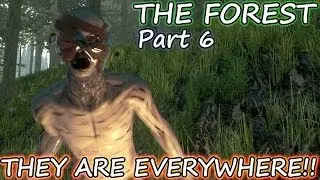 The Forest Part 6 | SURROUNDED BY CANNIBALS | Open World Horror Survival Game