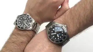 Steinhart Ocean 1 Steel vs Titanium 500 Comparison Watch Review
