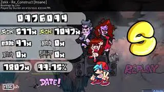 Osu! 4* mania fc with Friday Night Funkin skin Re_Construct[insanse] diff