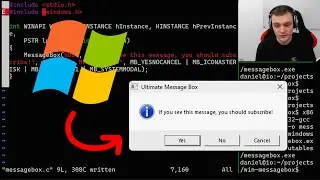 Creating a Message Box with C and Windows API