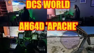 DCS World Apache - 'As Real as it Gets!' - Home Cockpit Mission Flight