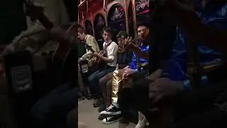 Jacob Mahon and company on the trolley, Duluth Homegrown Music Festival 2019