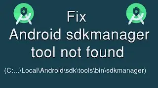 How to fix Android SDK manager tool not found | how to install Android SDK Tools (Obsolete) 2020