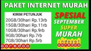 CARA DAFTAR PAKET INTERNET SUPER MURAH INDOSAT