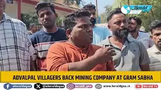 Advalpal Villagers Back Mining Company at Gram Sabha