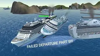 FAILED DEPARTURE PART 5!!!!! - Cruise Ship Handling