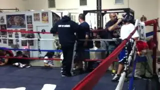 Bebe at Ptown gym boxing
