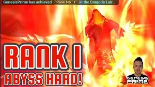 RANK 1 DRAGONS ABYSS HARD! HELL YEAH! #summonerswar