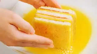 BREAD + CHEESE + EGG + ? = And You Will be Amazed! Monte Cristo Sandwich [Recipe] / Wow Yummy PLUS
