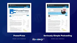PowerPress vs Seriously Simple Podcasting - WordPress Plugins Comparison