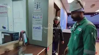 The face recognition machine take average of 3 seconds to clear worker punch #facerecognition